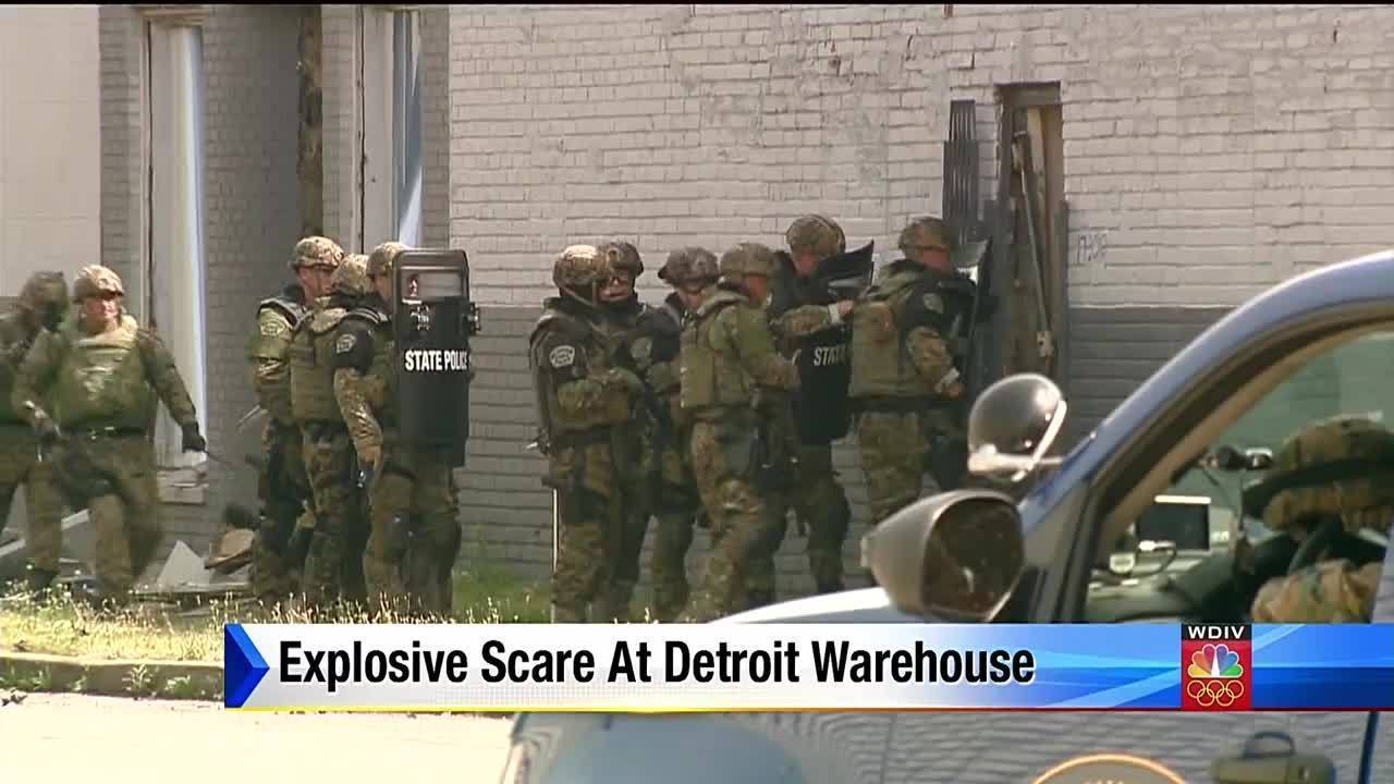 Bomb squad called after police get tip that Detroit warehouse...